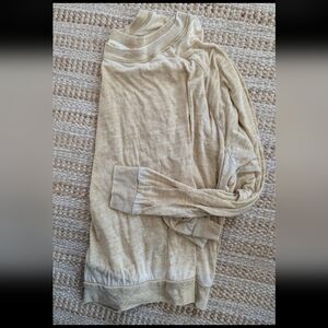 Yummy Sweater Co Raglan Burnout Crewneck Tshirt Size Large